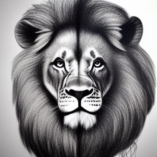 15823-3493486312-lion drawn in graphite pencil, portrait, very detailed.webp